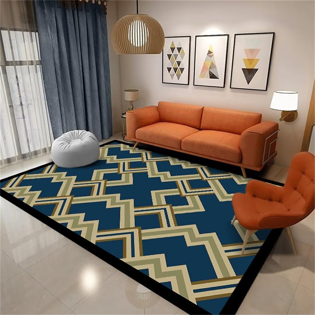 Tapis jeu enfant résistant à l'usure et facile à entretenir 50x70