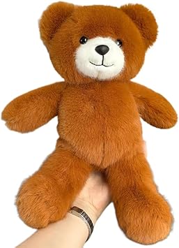 Teddy Bear Stuffed Animals, 11 Inches Teddy Bear Plush Toy Birthday Christmas Valentines Day Gift for Kids Girlfriend Classic Brown