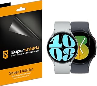 Supershieldz (6 Pack) Designed for Samsung Galaxy Watch 6 (40mm) / Galaxy Watch 5 (40mm) / Galaxy Watch 4 (40mm) Screen Protector, High Definition Clear Shield (PET)