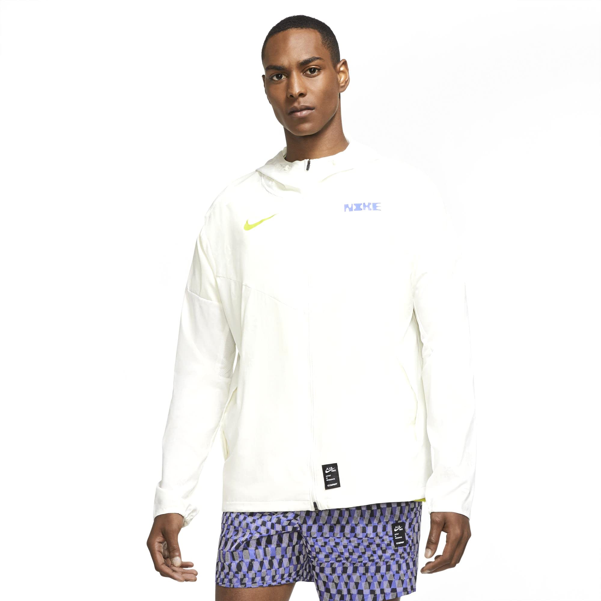 Nike Men's Windrunner A.I.R. Chaz Bear Running Jacket (Medium, Sail)