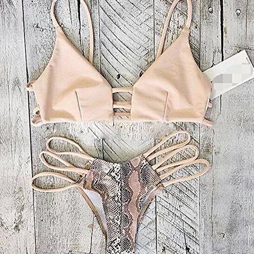 Maillot de bain sexy bikini en dentelle ZUBJN pour femme taille L en coloris B