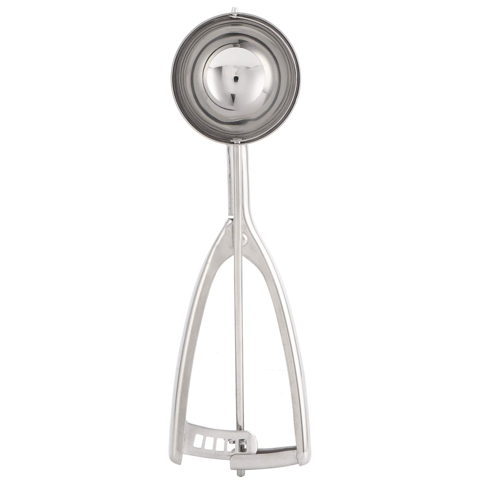 Roestvrijstalen schepjes, vleesschep fruitschep ijslepel multifunctionele metalen fruitmeloen cupcake bollen voor gehaktbal, meloen, muffin, aardappelpuree (J10189B/55 Roestvrijstalen schepjes, vleesschep fruitschep ijslepel multifunctionele metalen fruitmeloen cupcake bollen voor gehaktbal, meloen, muffin, aardappelpuree (J10189B/55