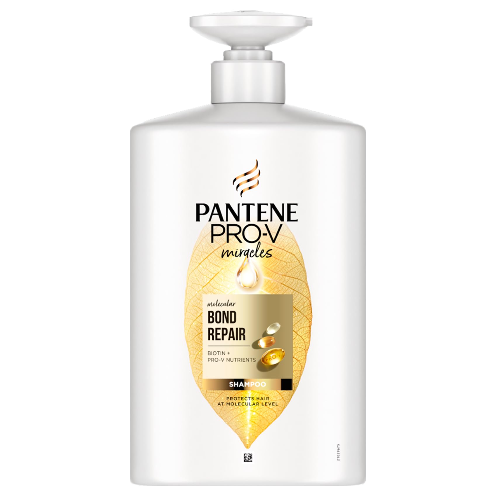Pantene Pro-V Molecular Bond Repair Shampooing avec biotine, distributeur à pompe 1000 ml