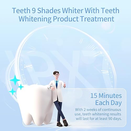 Teeth Whitening Light Kit - 7 Day Whitening Tray with Timer