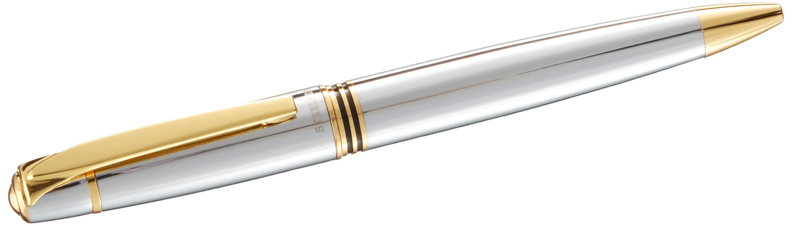 Steelpen Planet Serisi 0028T Krom Gold Tükenmez Kalem