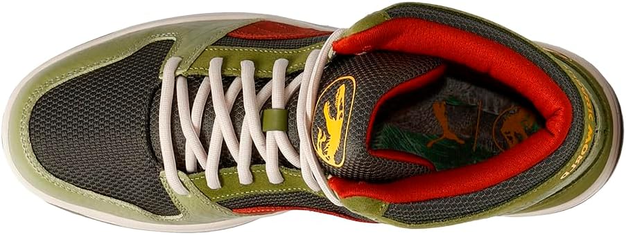 PUMA Mens Rebound Layup Sl Jurassic World Land High Sneakers Shoes Casual - Green - Image 4