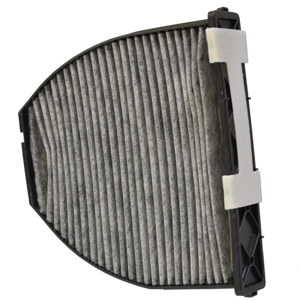 Filtr Powietrza Kabinowego dla Mercedes Benz C180K C200 C200K, 28,4x26x4,4cm 2 szt. Filtr powietrza samochodowego Filtr kabinowy A2710940204/2048300518