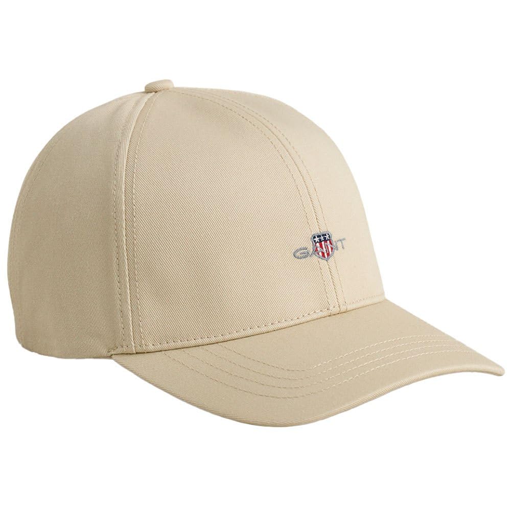 GANT Mens Unisex Shield High Cap Shield Logo, Putty, S-M