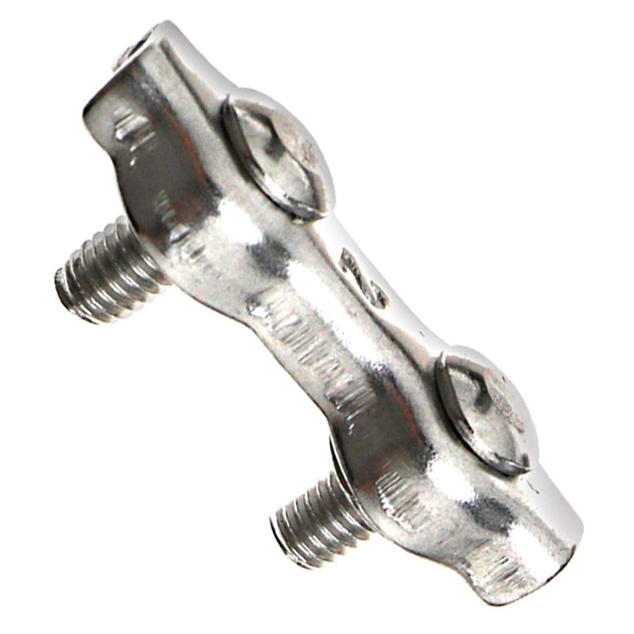 Duplex Wire Rope Clamp 304 Stainless Steel 2mm (Pack of 10) - Image 2