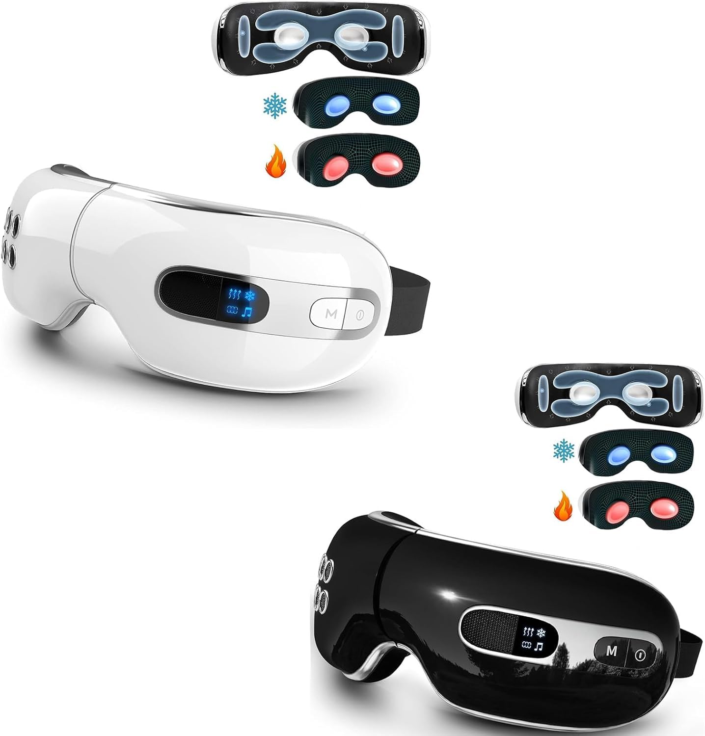 Eye Massager with Heat and Cooling for Dry Eyes and migraines - Gifts for Women and Men