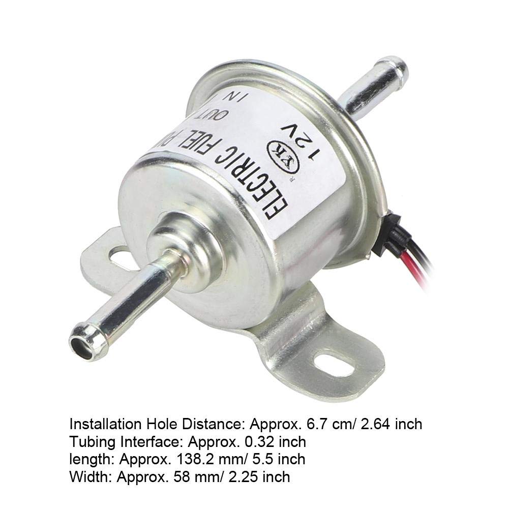 Nikou Elektryczna pompa do podajnika paliwa - 12 V zamiennik zewnętrzny odporny na zużycie 129612-52100 do Ya-nmar 4TNV88 3TNV88-NHB NHBB
