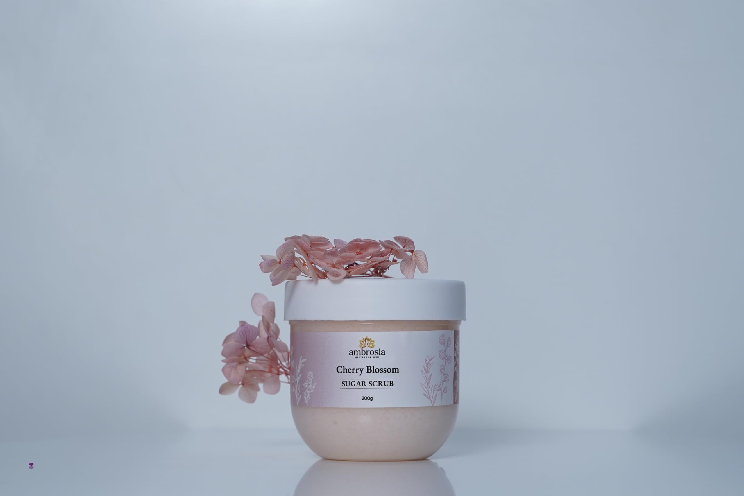Ultra-Softening Cherry Blossom Sugar Scrub – Deeply Hydrating Body Exfoliant with Natural Almond Oil & Shea Butter – 200g Gentle Polishing Treatment for Velvety Smooth Skin-image-33