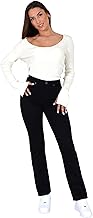 ESRA High Waist Jeans Women's Straight Jeans Women's Stretch Jeans up to Plus Size Plus Size G300