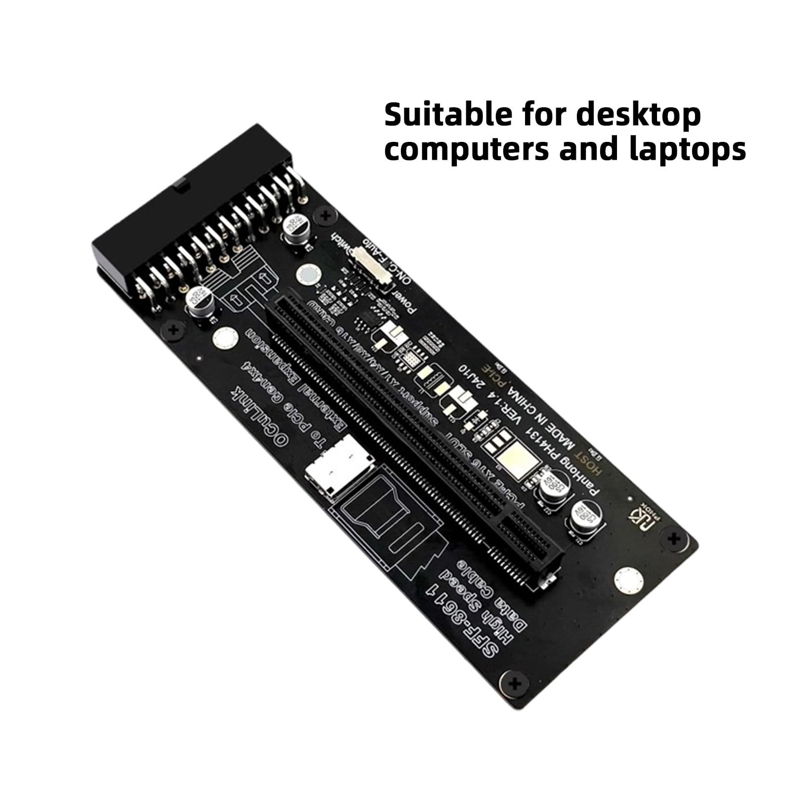 Adaptador de almacenamiento de tarjeta SFF-8612 a PCIE4.0 X16