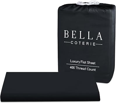Bella Coterie | Luxury Bamboo Viscose King Size Flat Sheet Only | 1 Piece