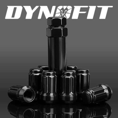 Miniatura 7 de dynofit M12x1.5 Tuercas de rueda negras, (4+1) 12mmx1.5 Spline Tuercas de rueda del mercado de accesorios YJ MK RT Accord Civic CRV Odyssey Element