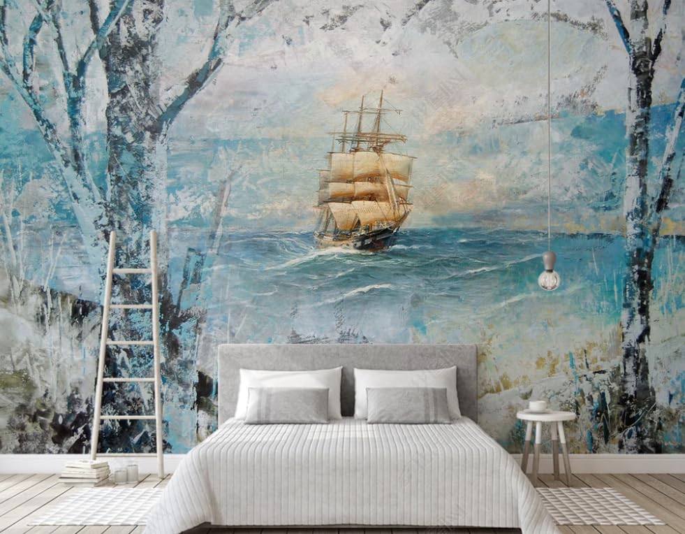 Poster geant mural papier peint intisse paysage 450x315 cm