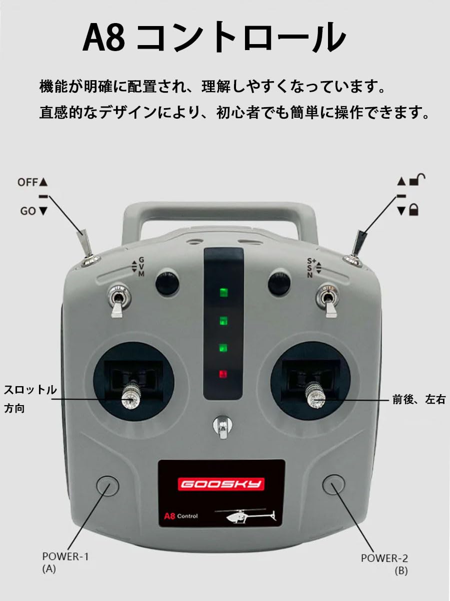 Amazon | GOOSKY E2 GPS バージョン ヘリコプタースケール機 UH-1Y