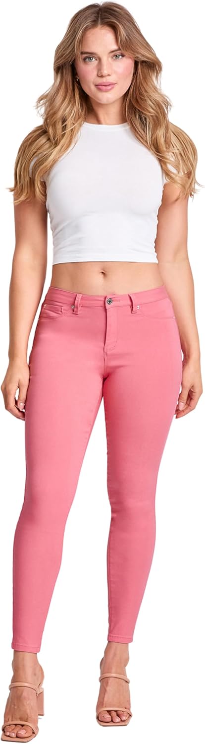 YMI Women's Hyperstretch Skinny Work Casual Mid-Rise Pants - Image 4