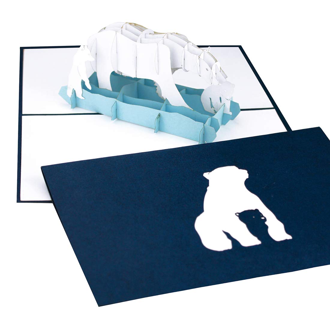 Biglietto auguri Natale Casetta Pan di Zenzero – Pop-up Origami 3D