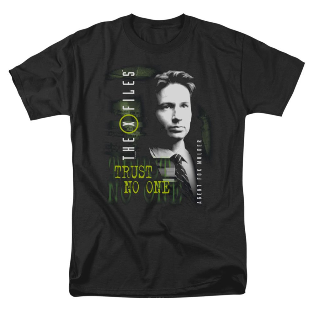 The X-Files Mulder Trust No One T-Shirt XX-Large Black