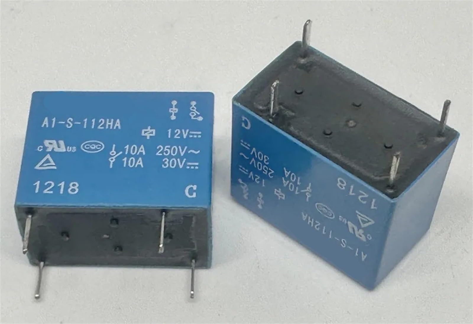 Relé A1-S-112HA 12V 10A compatible con interruptor electromecánico 32F-1A de 4 pines 3