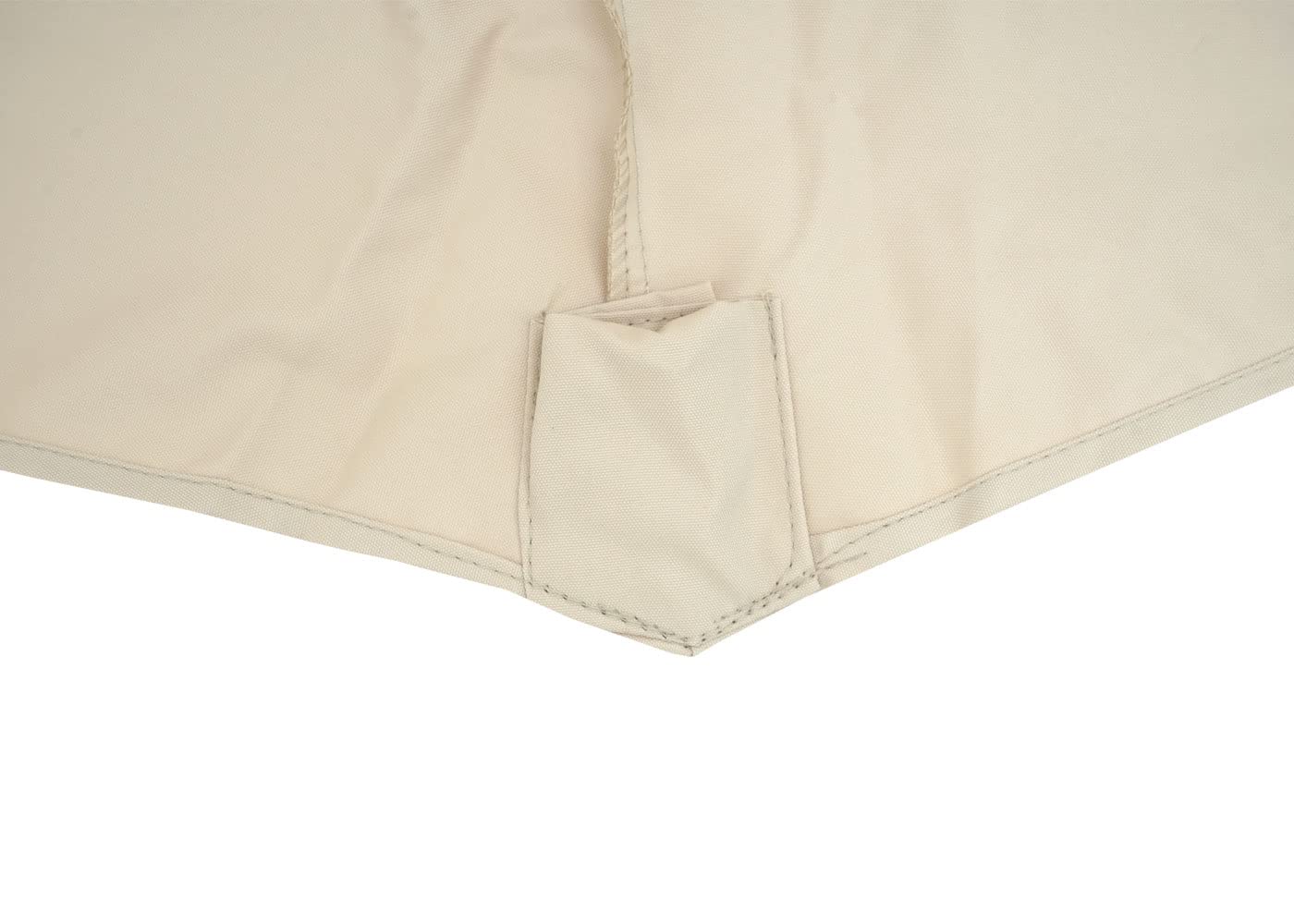 Mendler Telo Di Ricambio Per Ombrellone Tondo Decentrato 3 M, Arancione, 220g/m², Protegge Dai Raggi UV