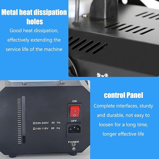 Máquina de Nieve 600W con Control Remoto y Tanque 1L miniatura 5