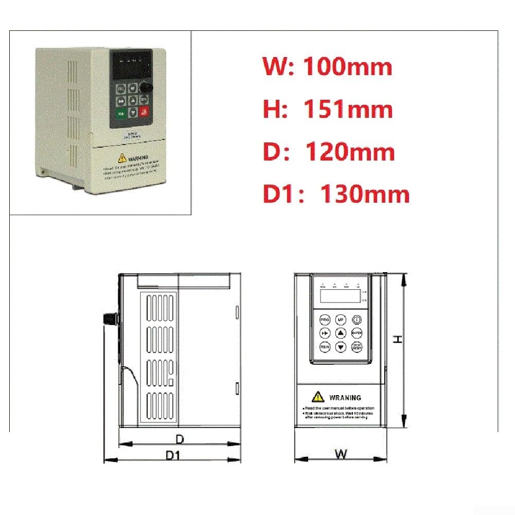 Hochleistungs VFD Wechselrichter 2 2KW für reibungslose Drehzahlregulierung in Produktionsmaschinen