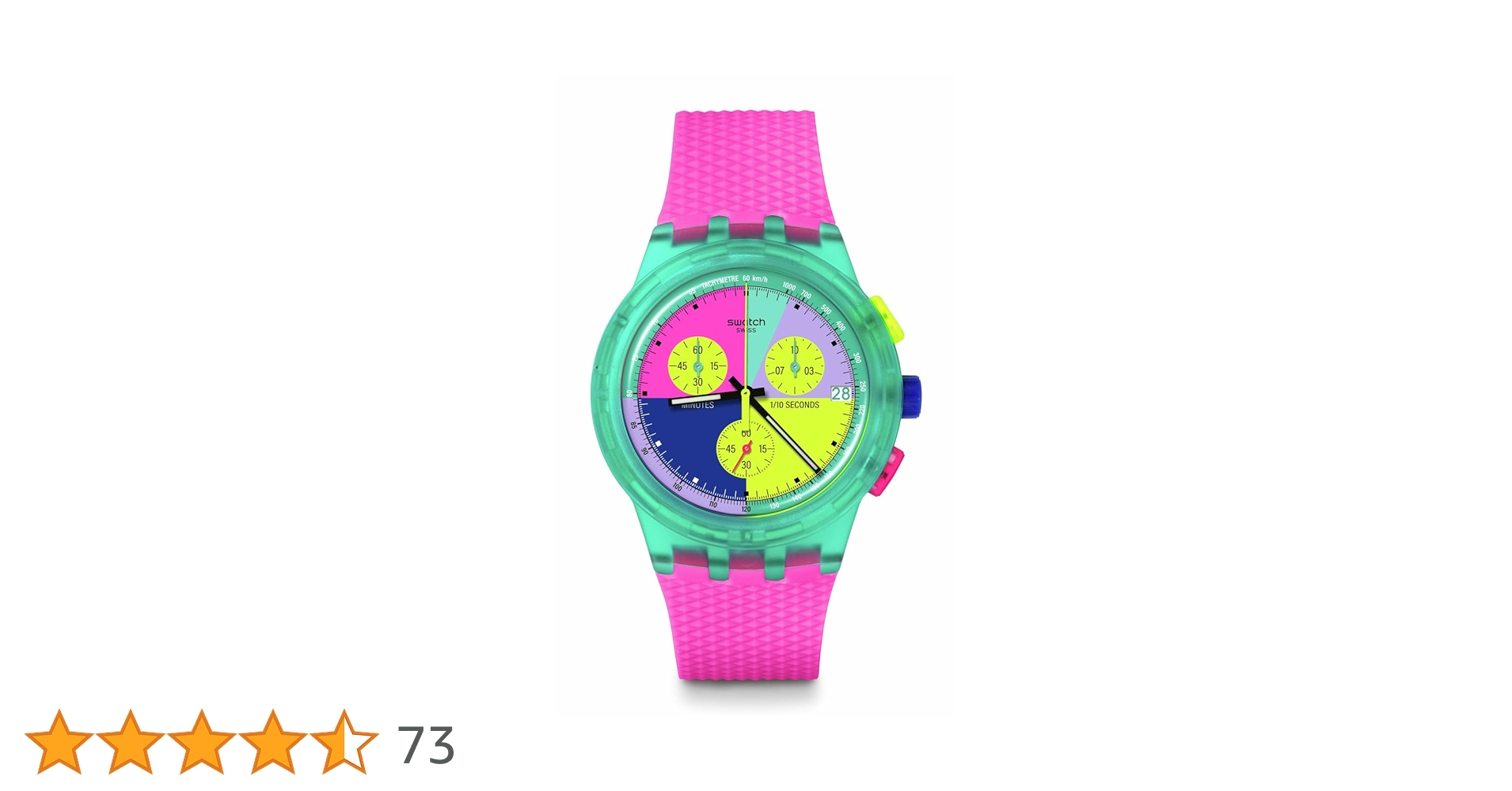 Amazon | Swatch Chrono 42 ユニ ウォッチ ドレス ステンレス