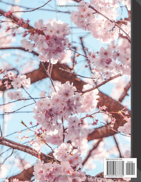 Unruled Composition Notebook: Cute Composition Notebook, Large Notebook 8.5 x 11, (21.59 x 27.94 cm), Pages Numbered, 120 Unlined Pages, Draw and ... Blossom Journal, Soft Matte Journal Cover image 2