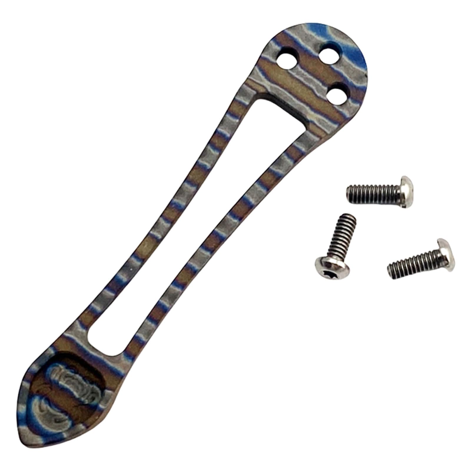 Maxtonser Metal Pocket Back Clip Deeply Carry Pocket Clip with Screws Replacement Clip for Paramilitary 2 4 Stretch 2
