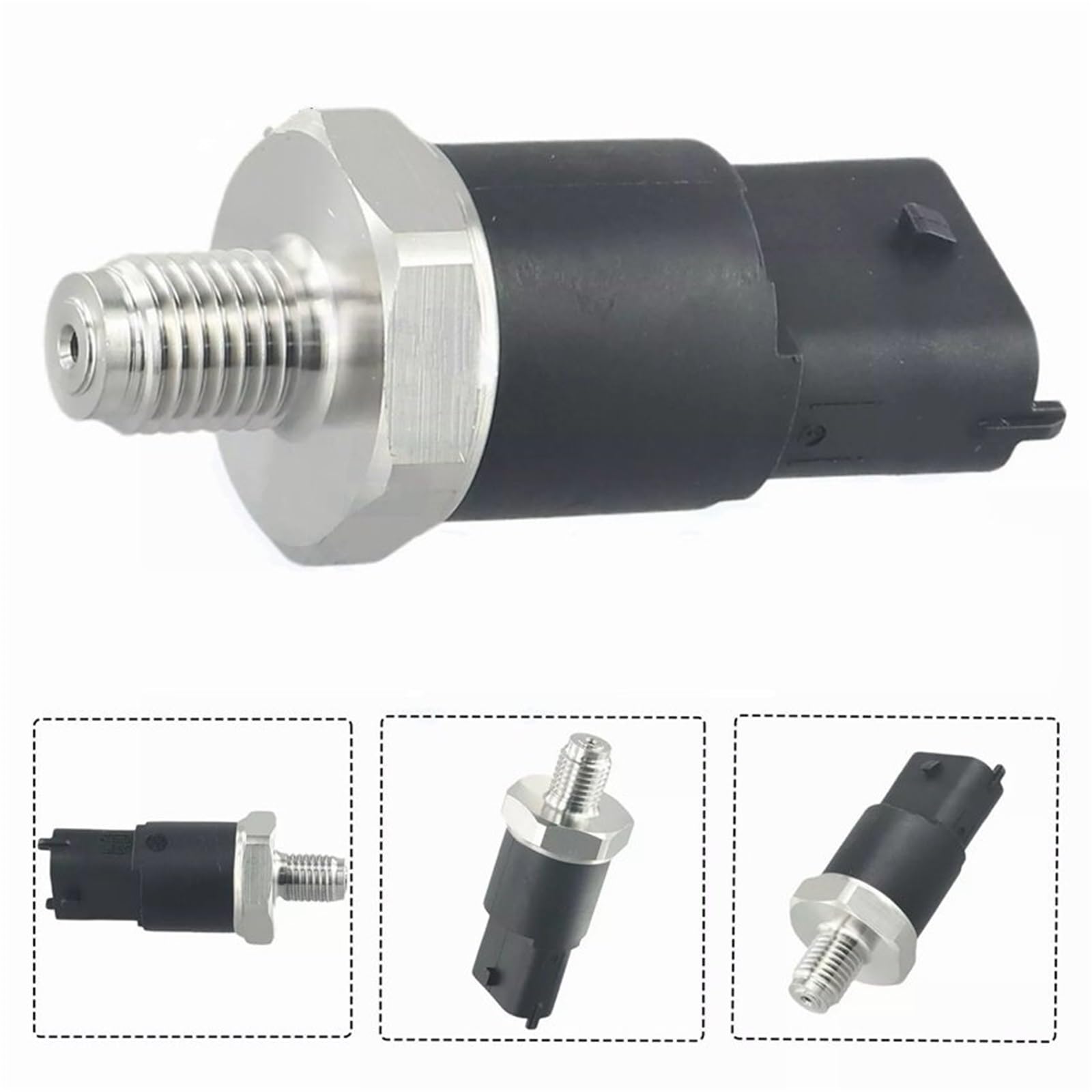 Sensor presión combustible‌ Sensor de presión del riel de combustible Compatible con Renault Compatible con Fiat Ducato Compatible con BMW Compatible con Hyundai