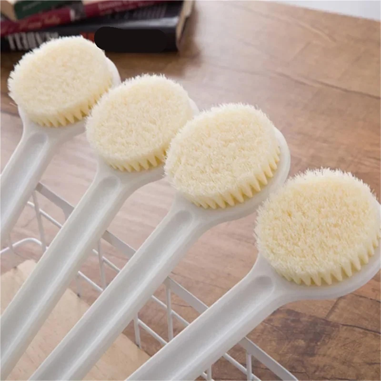 Rückenbürste 2Pcs Lange Griff Körper Peeling Wäscher Bad Pinsel Zurück Massage Duschen Pinsel Schaum Reinigung Pinsel Bad Zubehör Für Duschen