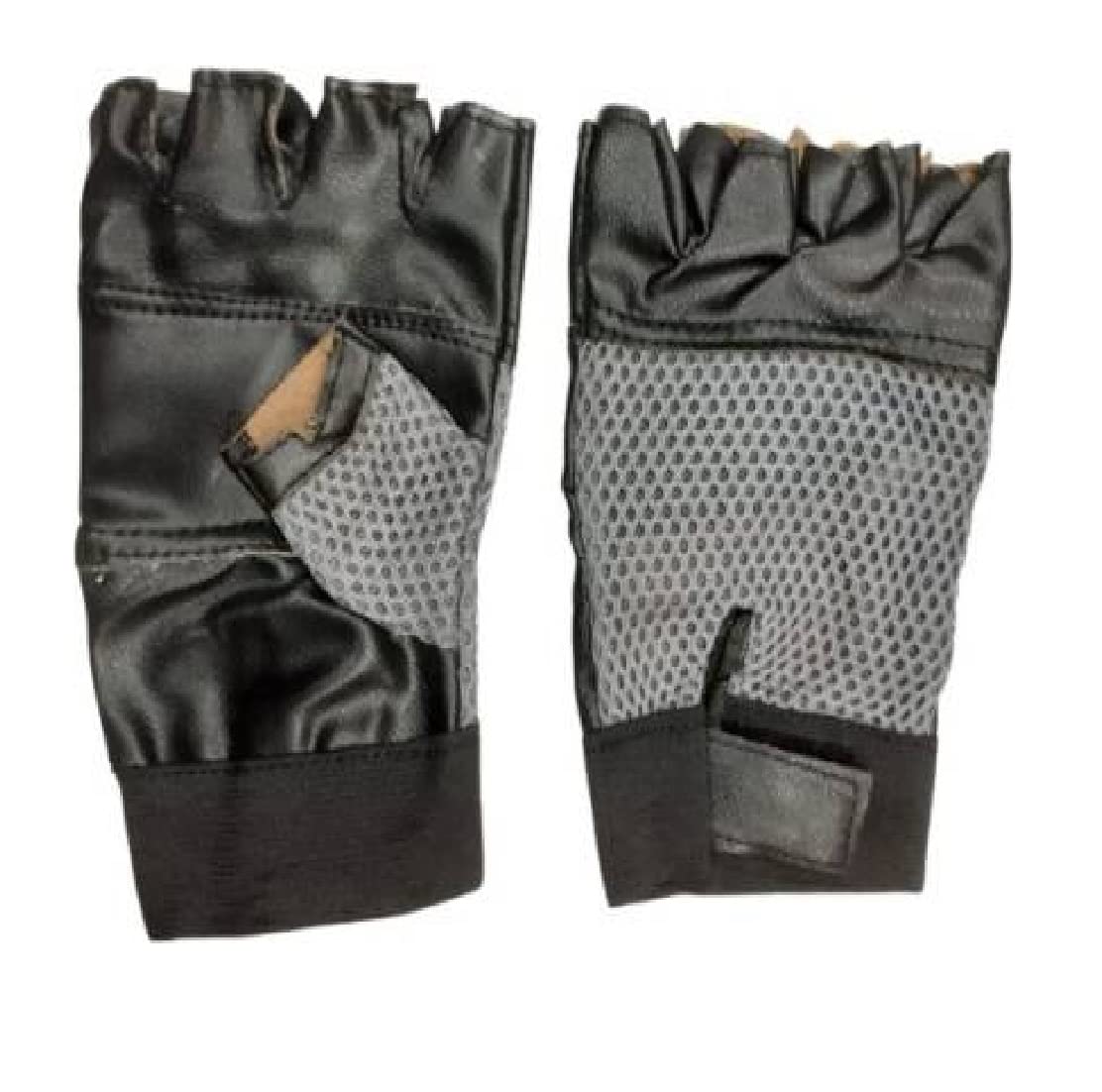 Spanco Grey Color Leather Gym Gloves for Weight Lifting and Exercise for Men Gym & Fitness Gloves (B08ZLVJSLJ) Amazon Price History, Amazon Price Tracker