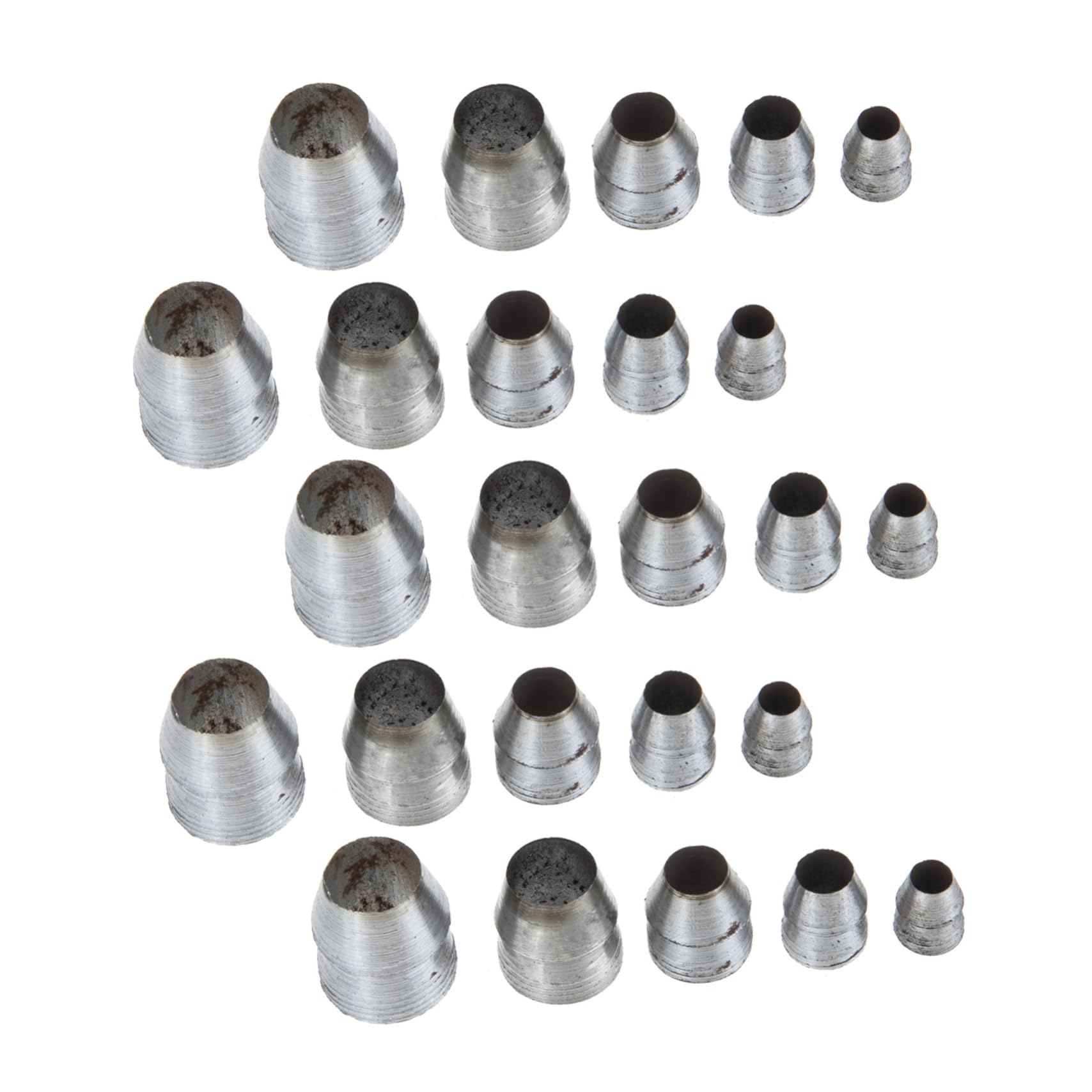 NULYLU 25pcs Circle Hammer Wedges for Axe Handle Sturdy Metal Round Wedges Easy Install