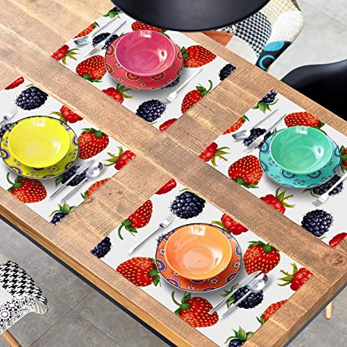 Sets de table de 30,5 x 45,7 cm Berries pour protéger la table - 8
