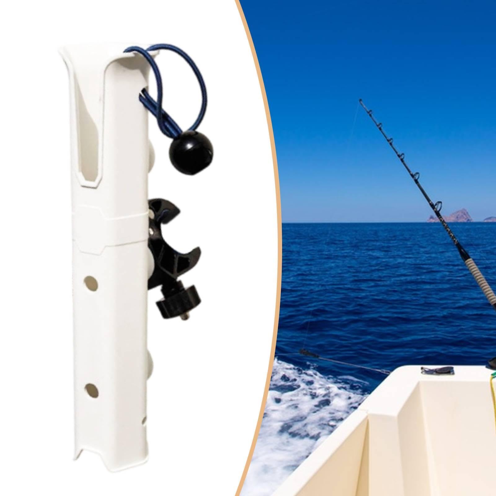 Portacanna Da Pesca per Barche, Adatto a Ringhiere Da 0,75" a 1,57", Girevole, per Acqua Salata O Dolce.