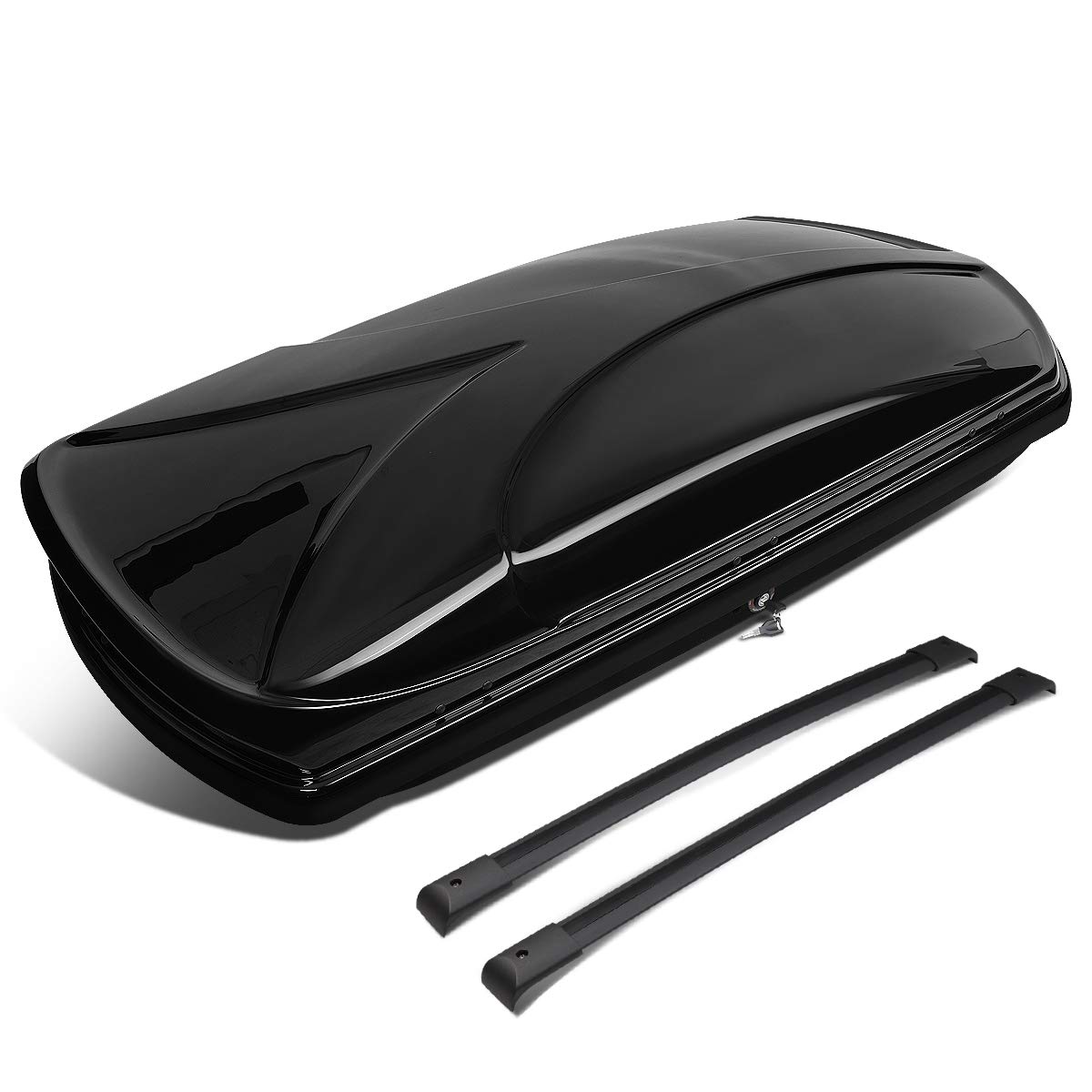 Amazon.com: DNA MOTORING PT-ZTL-8133-BK Roof Top Cargo Box + Pair