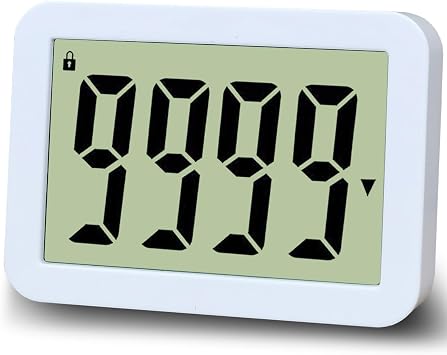 QINFIEY Digital Countdown Days Timer 9999-Days Electronic Timer for Vacation Retirement Wedding Lab, Large Display for Classroom Graduation,Study Fitness Count Down