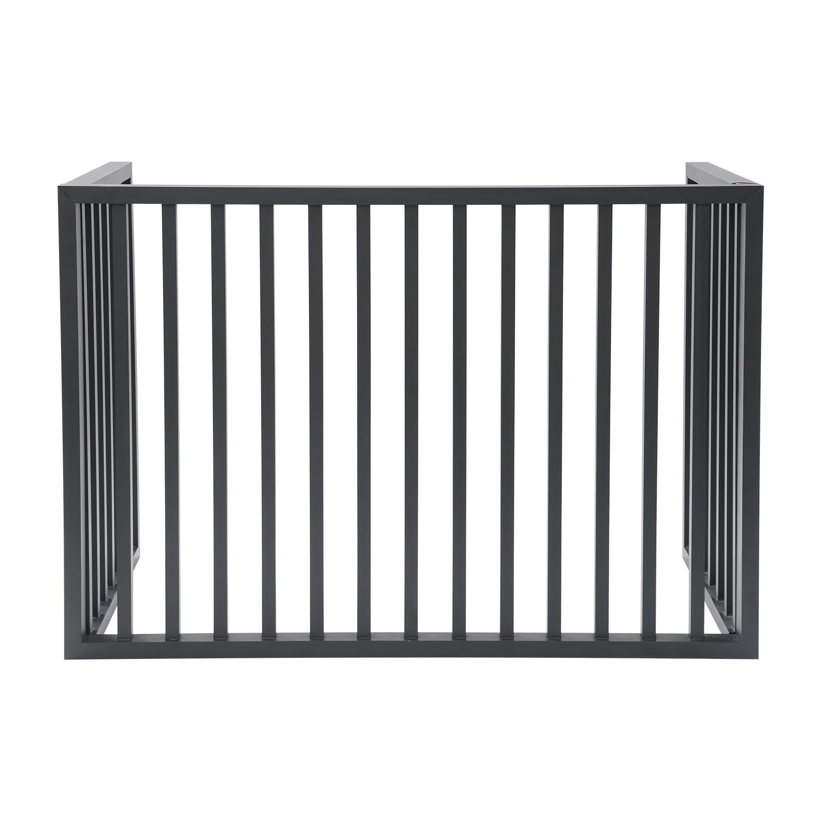 Valla de aire acondicionado, cubierta protectora de aleación de aluminio para aire acondicionado exterior, protección visual, cubierta 100 x 50 x 70 cm