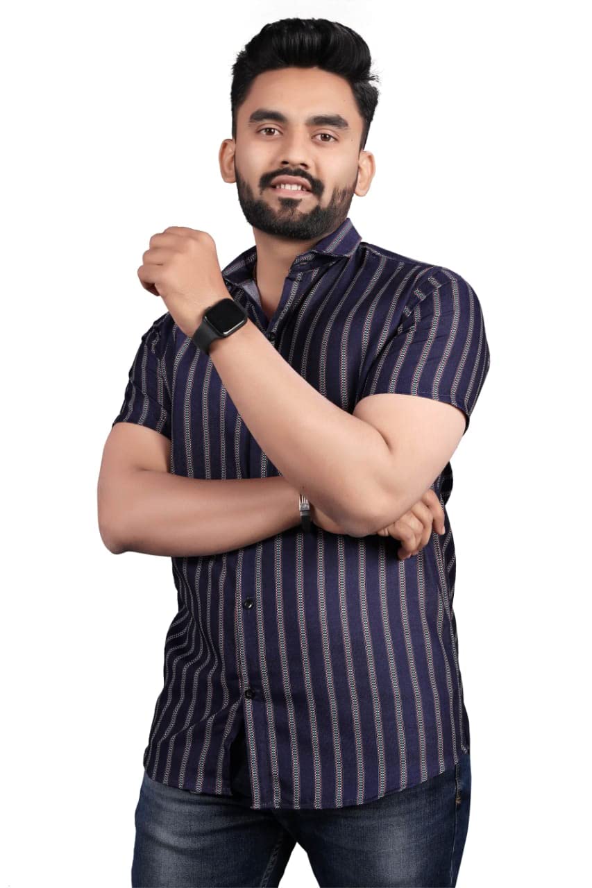 Isha creation Premium Cotton Casual Half Sleeve Shirt