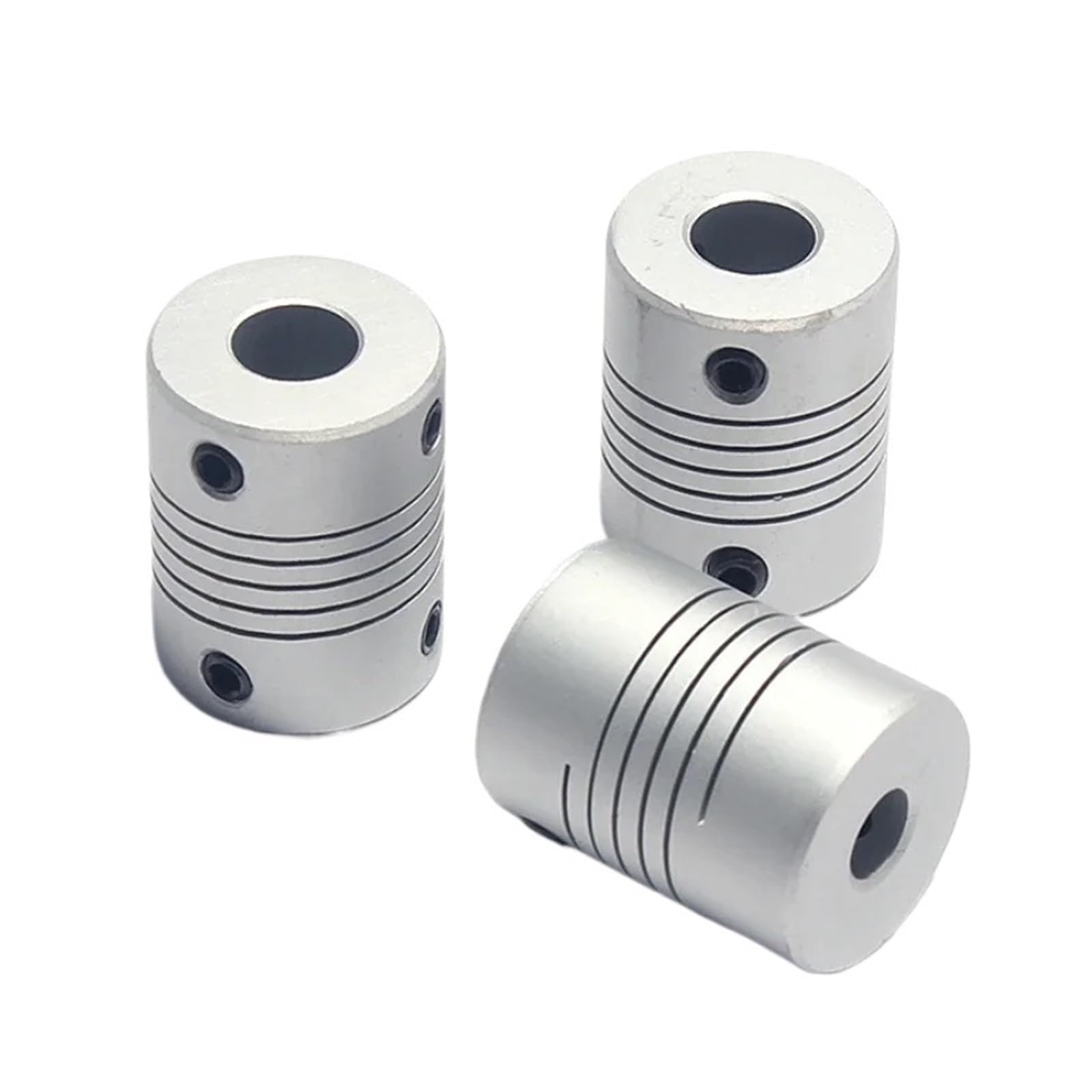 Giunto flessibile for albero motore CNC in alluminio D19L25, 3 pezzi, da 5 mm a 8 mm, diametro esterno 19x25 mm, spedizione gratuita, 6/6,35/7/8/10 mm(10x10)
