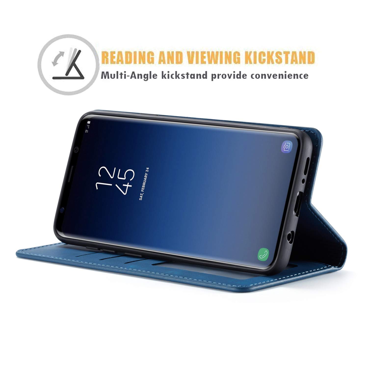 Amazon.com: QLTYPRI for Samsung Galaxy S9 Plus Case, Premium PU