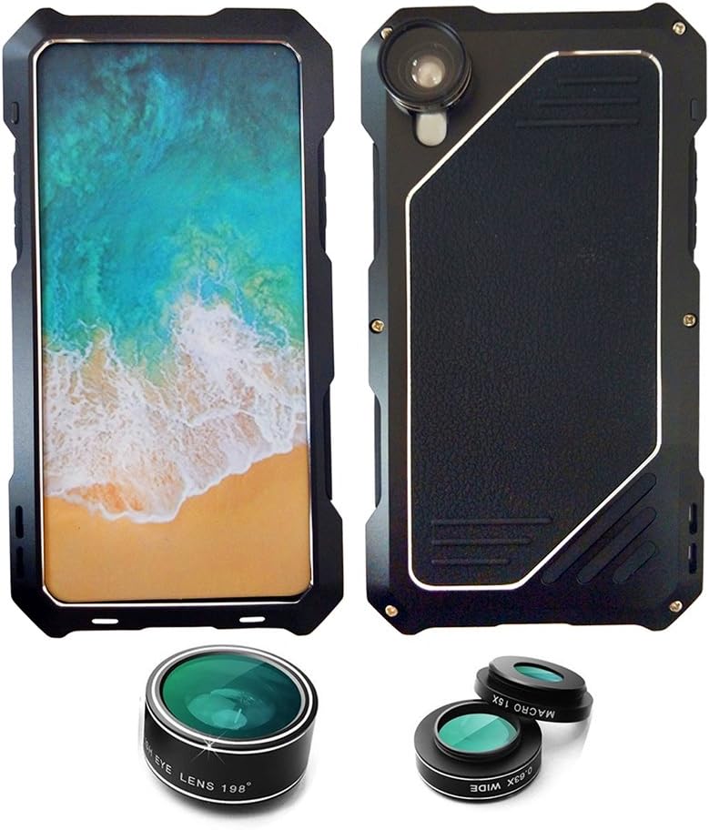 Loeowo iPhone x XS Shockproof dustproof HD Camera housing,