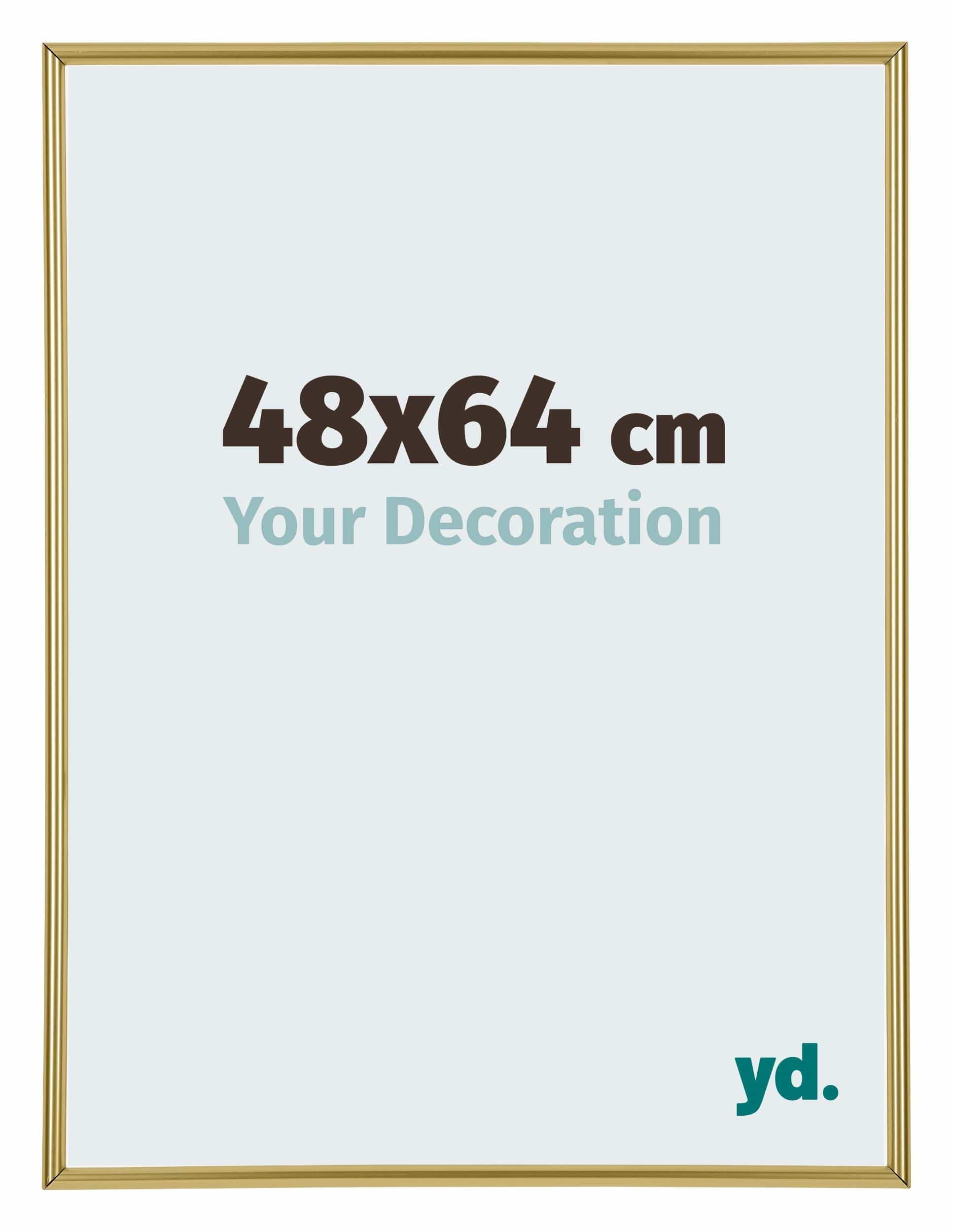 Your Decoration - Puzzle frame 48x64 - Gold - Puzzle frame 500-1000 Pieces - Plastic Photoframe - Annecy