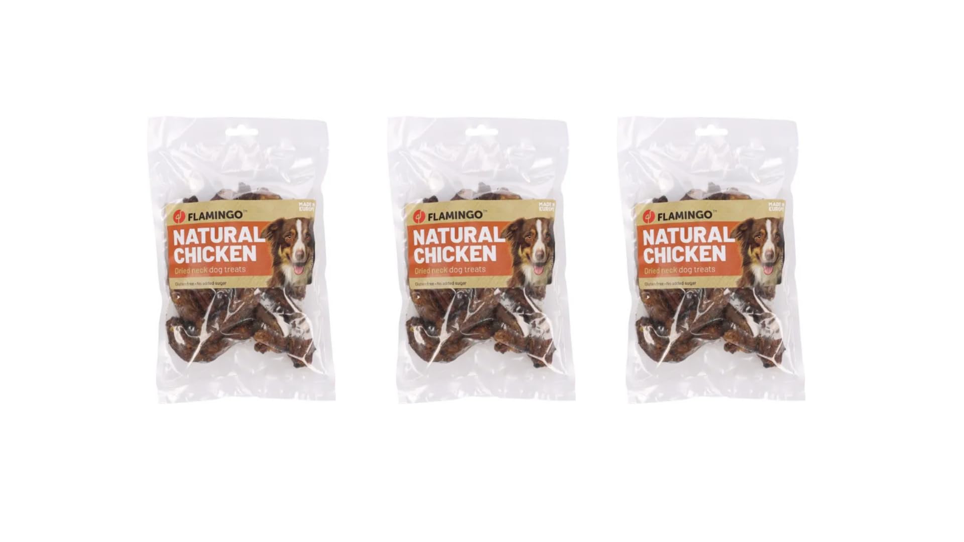 Flamingo Snacks para Perros Nature Snack Cuello DE Pollo 6x200GR