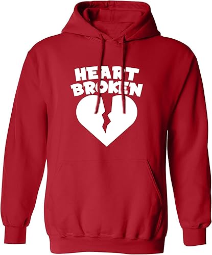 zerogravitee Heart Broken - Sudadera con capucha para adultos