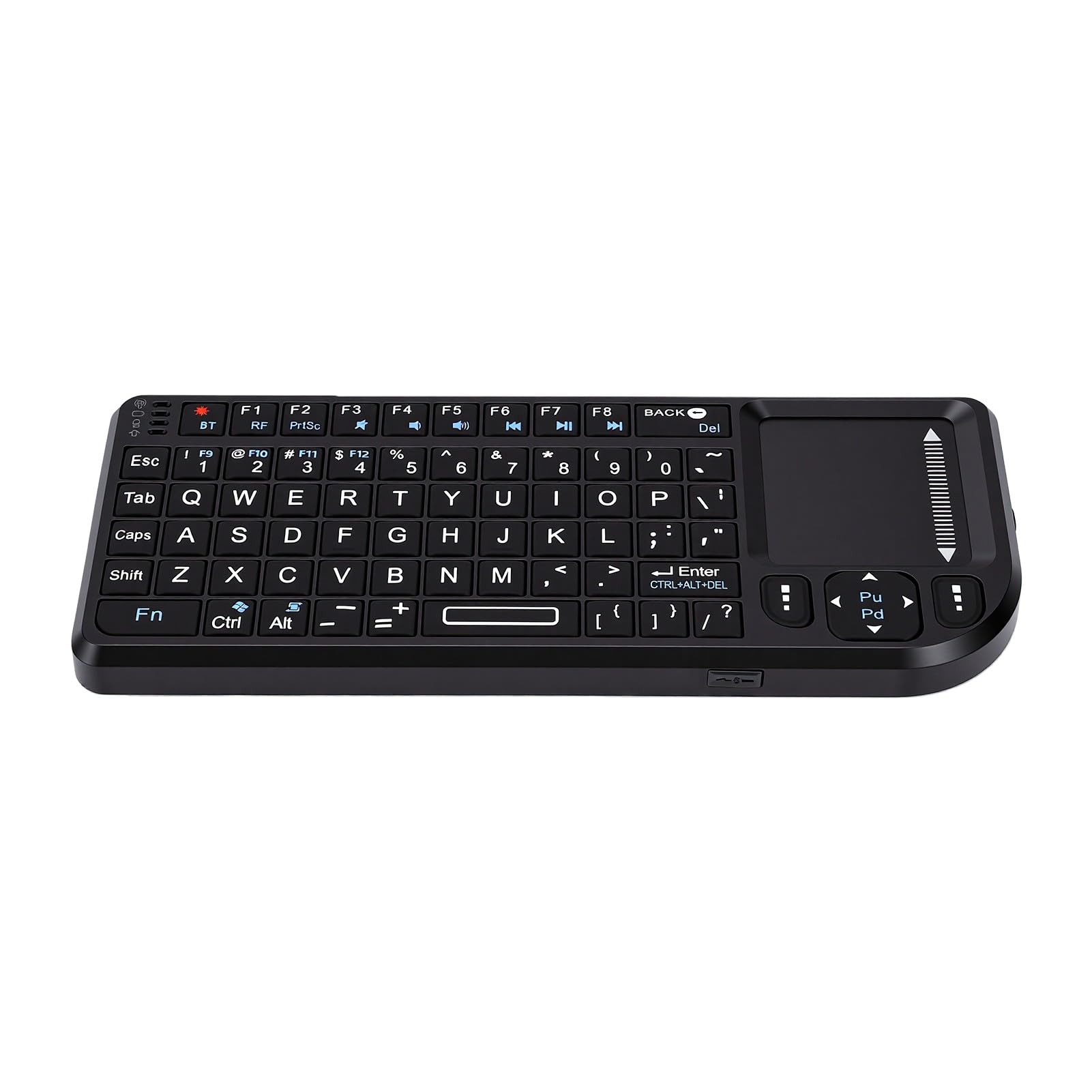 Annadue Tastiera Wireless Compatta con Touchpad per PC Portatile