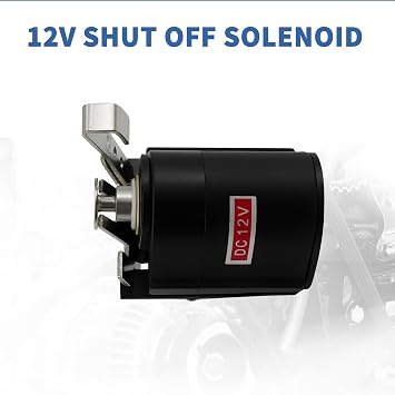 12V Shut Off Solenoid 26214 Compatible with Roosa Master 6.2 6.9 7.3 5.7 6.5, Compatible with John Deere Stanadyne DB JDB DC JDC DBO DM2 DM4 DB2 DB4